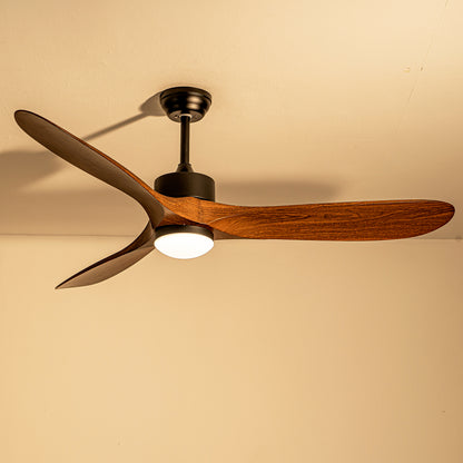 60" Matte Black Ceiling Fan with LED Light - view 20