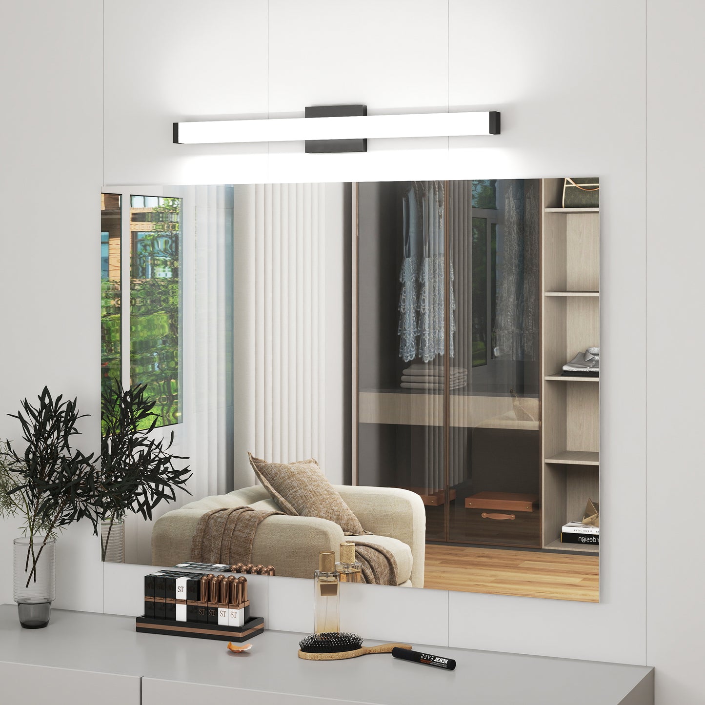 33" Black LED Bathroom Vanity Light - view 5