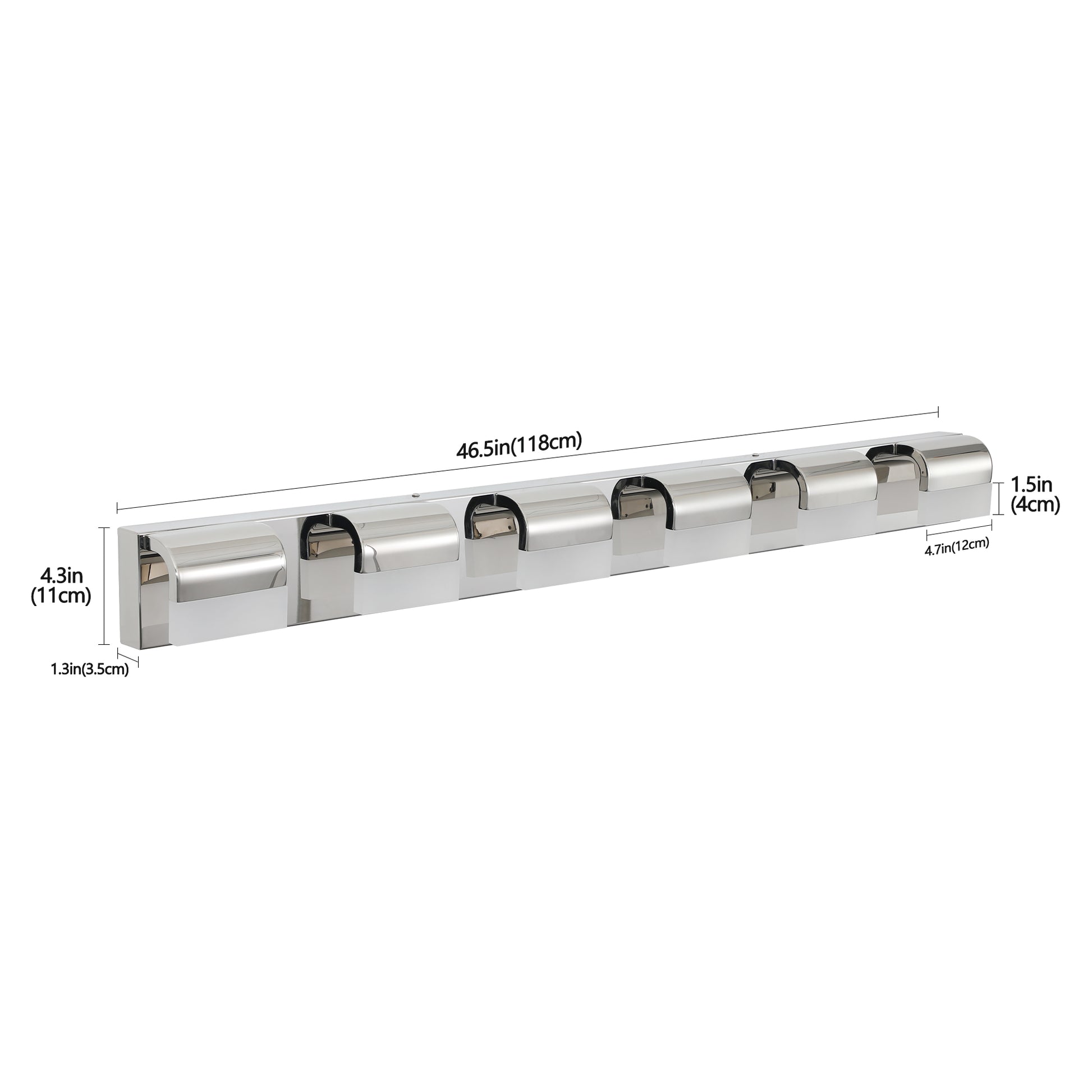 6-Light Chrome LED Bathroom Vanity Light - view 10