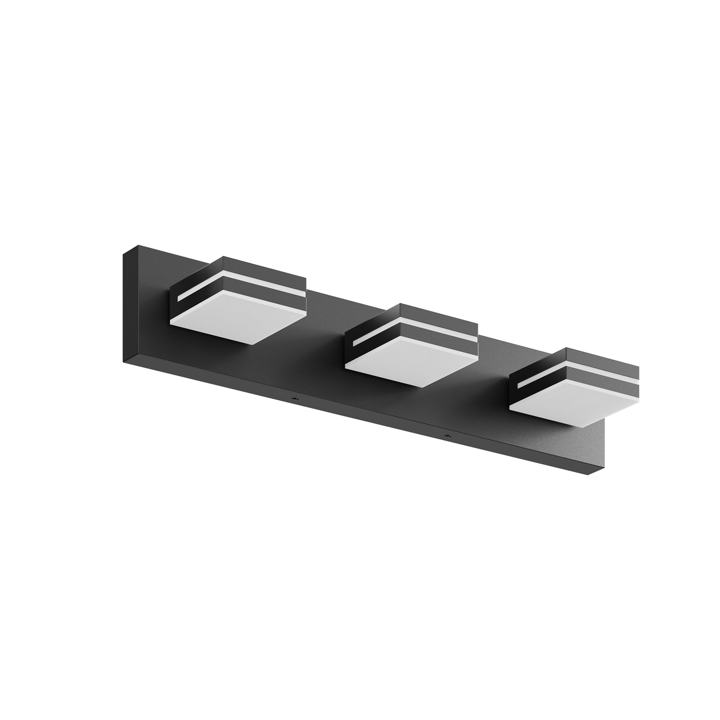 3-Light Black Minimalist LED Vanity Light - view 8
