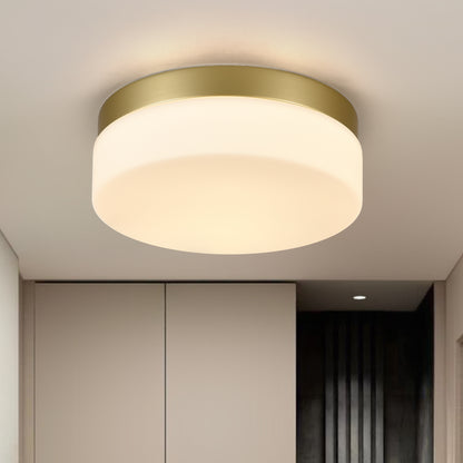 12" Gold LED Flush Mount Ceiling Light