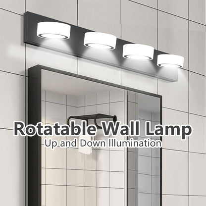 29" Modern 4-Light Black LED Vanity Light - view 6