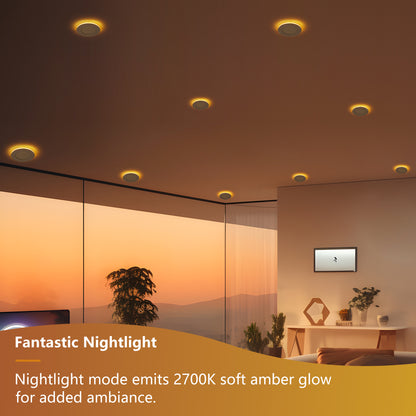 4" White Dimmable Recessed Light, 12-Pack - view 5