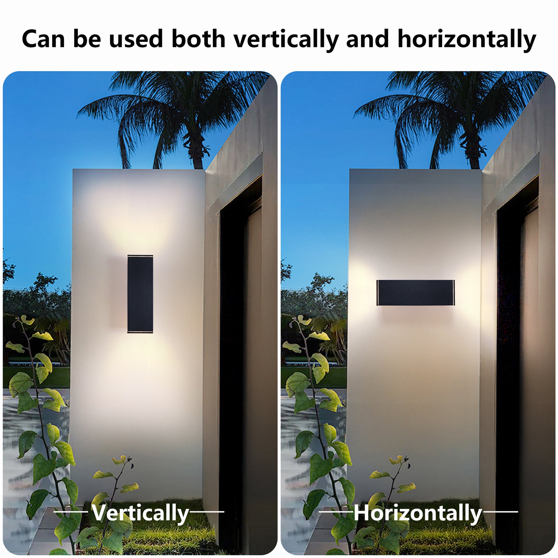 14" Matte Black Outdoor Porch Wall Light, Set of 2 - view 5
