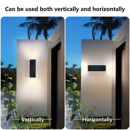 14" Matte Black Outdoor Porch Wall Light, Set of 2 - view 5