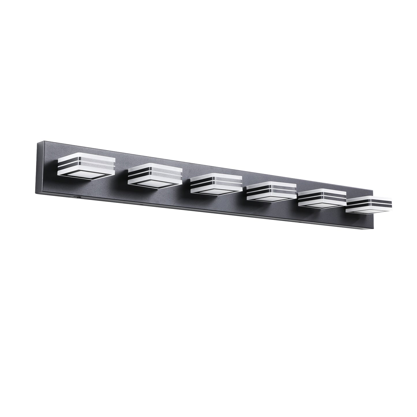 40" 6-Light Modern Black LED Vanity Light - view 9