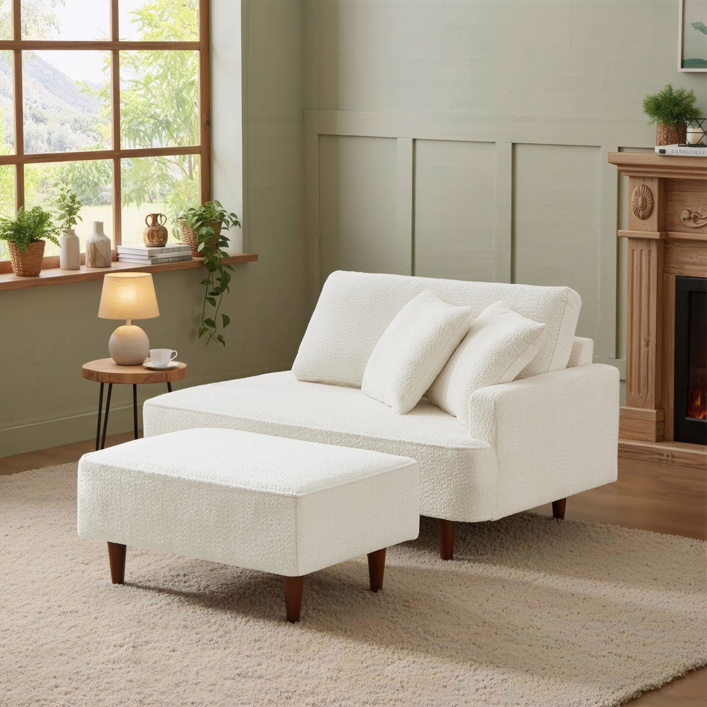 White Chaise Lounge