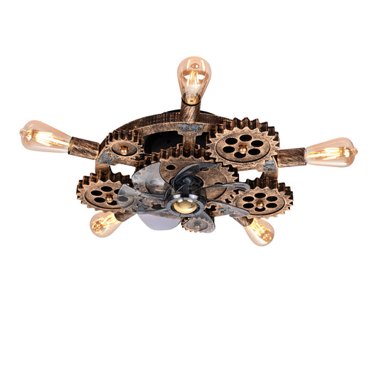 Bronze 7-Blade Ceiling Fan