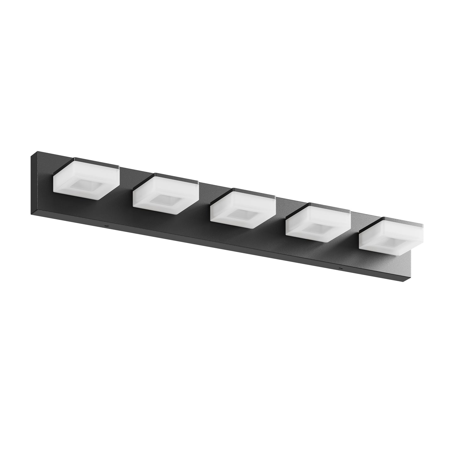 32" 5-Light Matte Black LED Vanity Light - view 8
