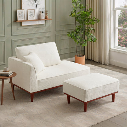Wood Chaise Lounge