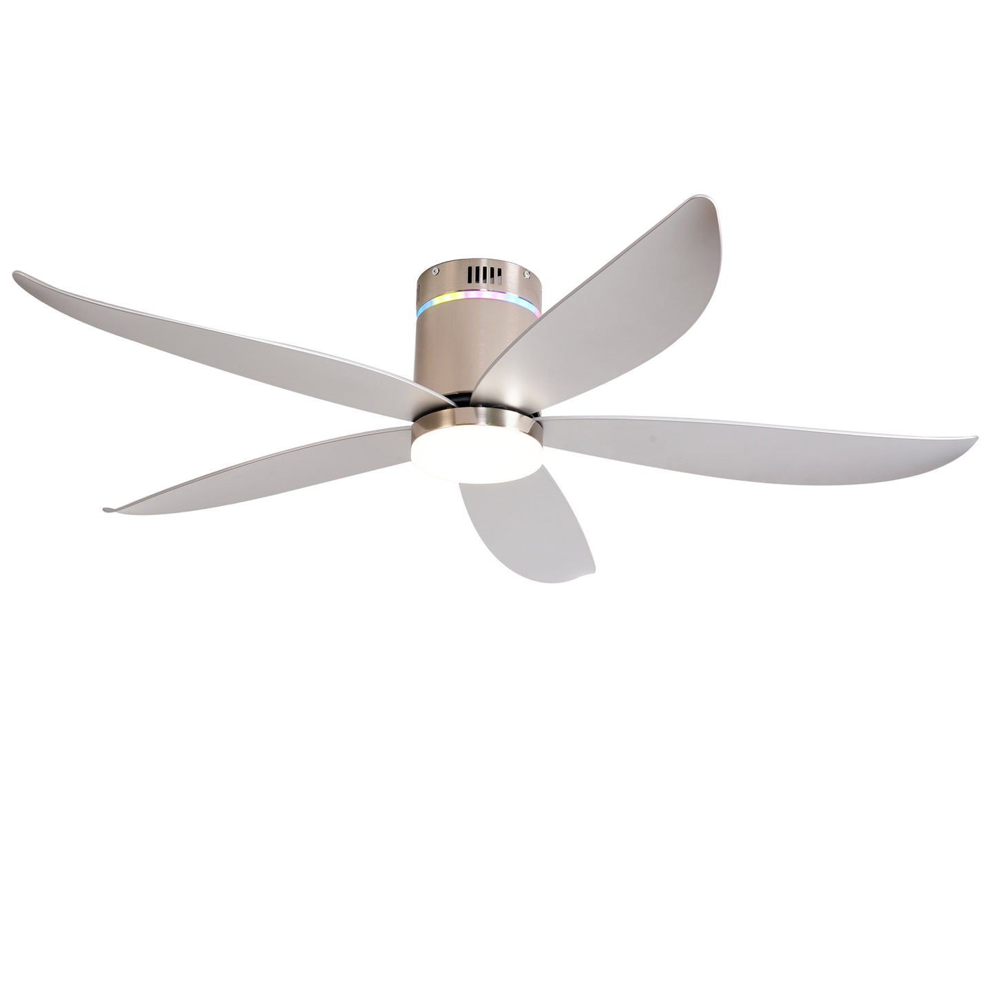 52" Silver 5-Blade Ceiling Fan with Remote - view 12