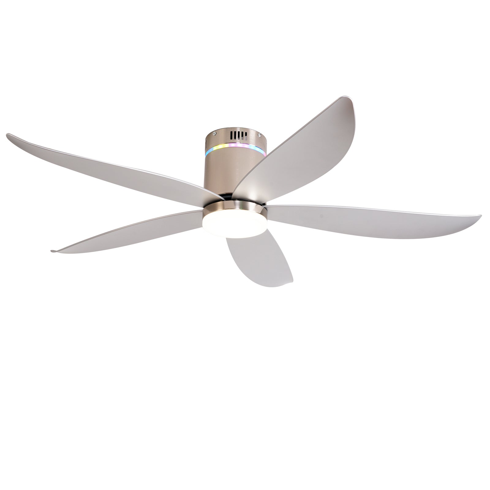 52" Silver 5-Blade Ceiling Fan with Remote - view 12