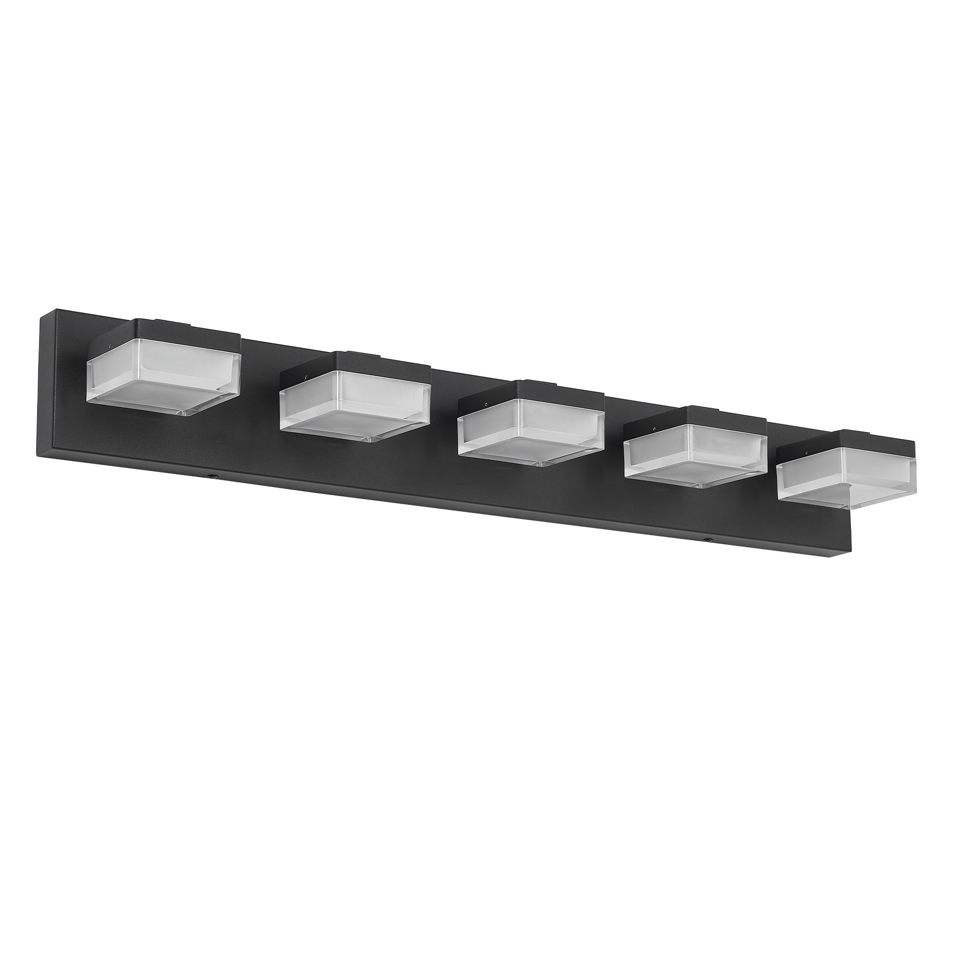 5-Light Modern Black LED Vanity Light - view 8