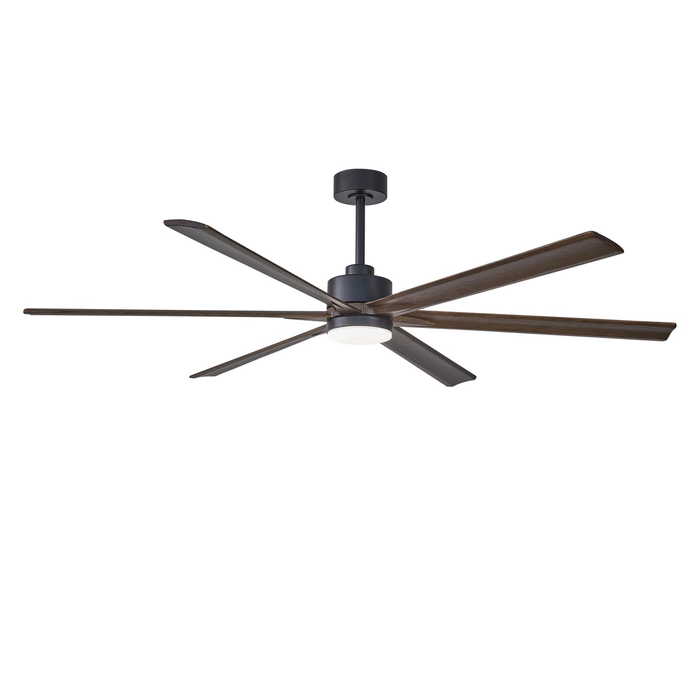 70" Matte Black Ceiling Fan with Light - view 15