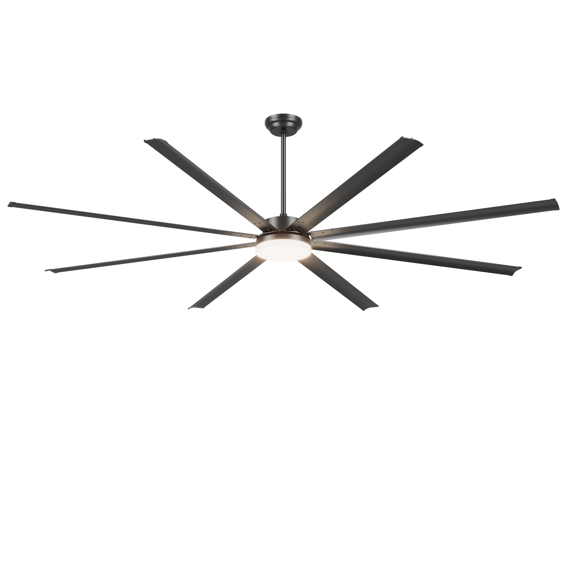 96" Black Industrial Ceiling Fan with Remote - view 18