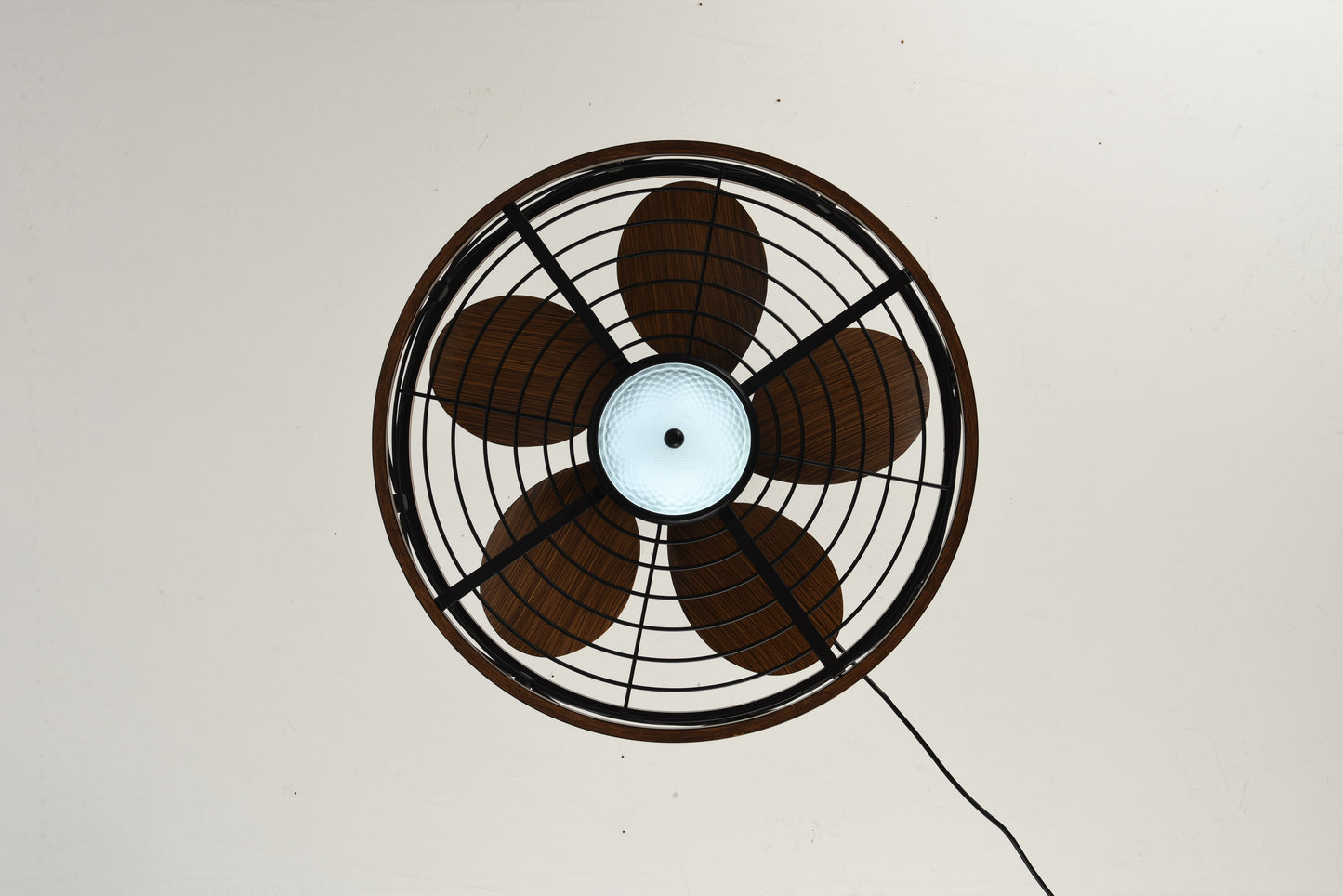20" Matte Black Outdoor Ceiling Fan with Light and Remote - view 20