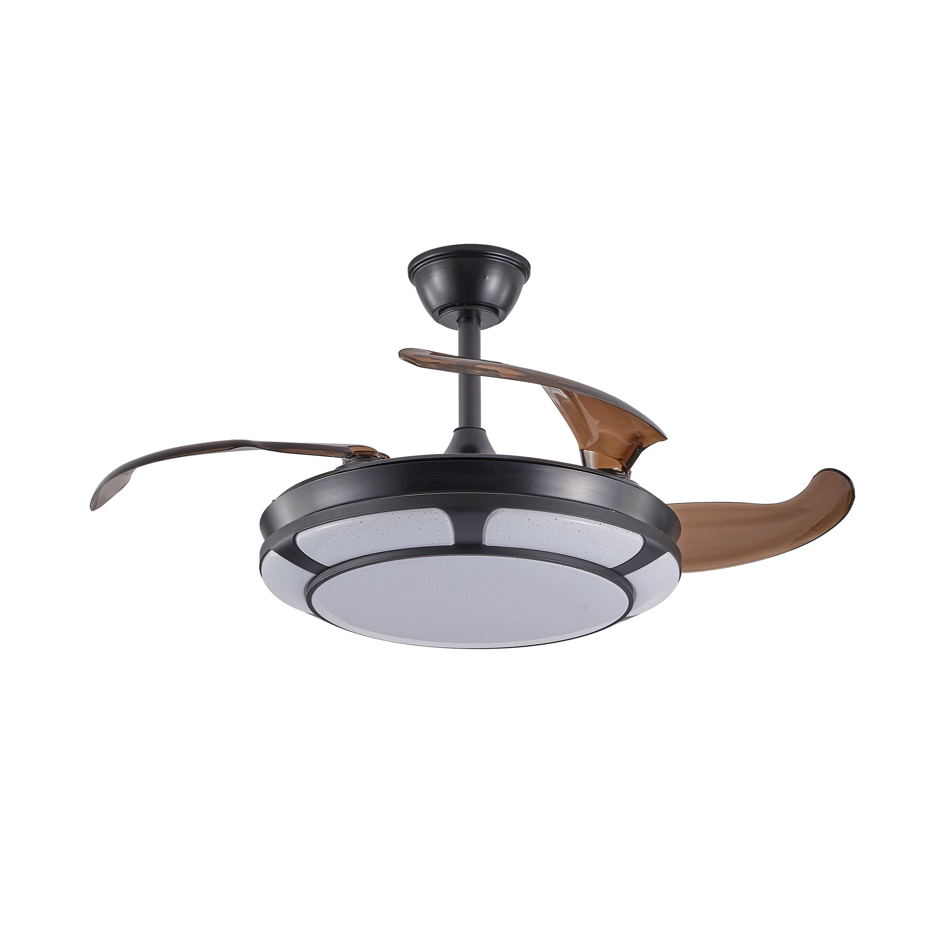 42" Black Retractable Ceiling Fan with Remote - view 11