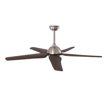 52" Nickel Reversible Ceiling Fan with Light - view 18