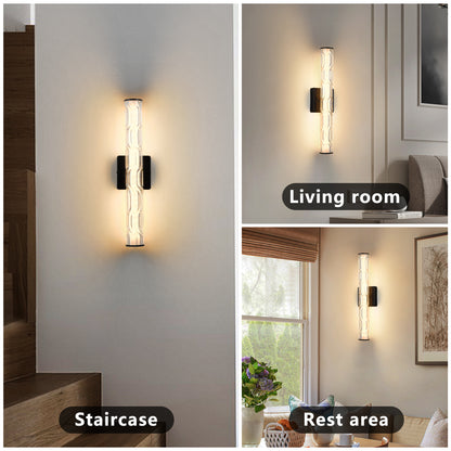 19.7" Black Crystal Wall Sconce, Set of 2 - view 4