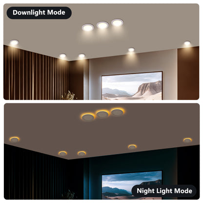 6" White LED Recessed Ceiling Light, 12-Pack - view 3