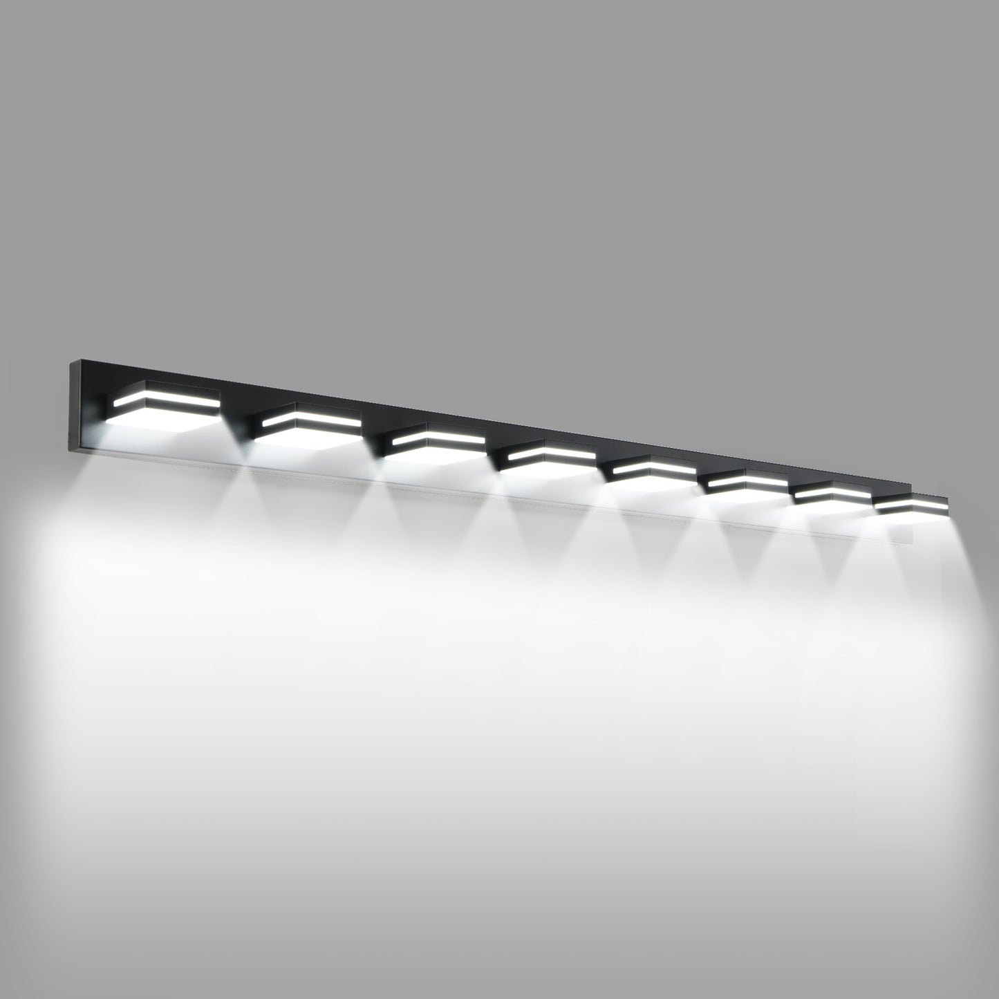 8-Light Black LED Bathroom Vanity Light - view 11