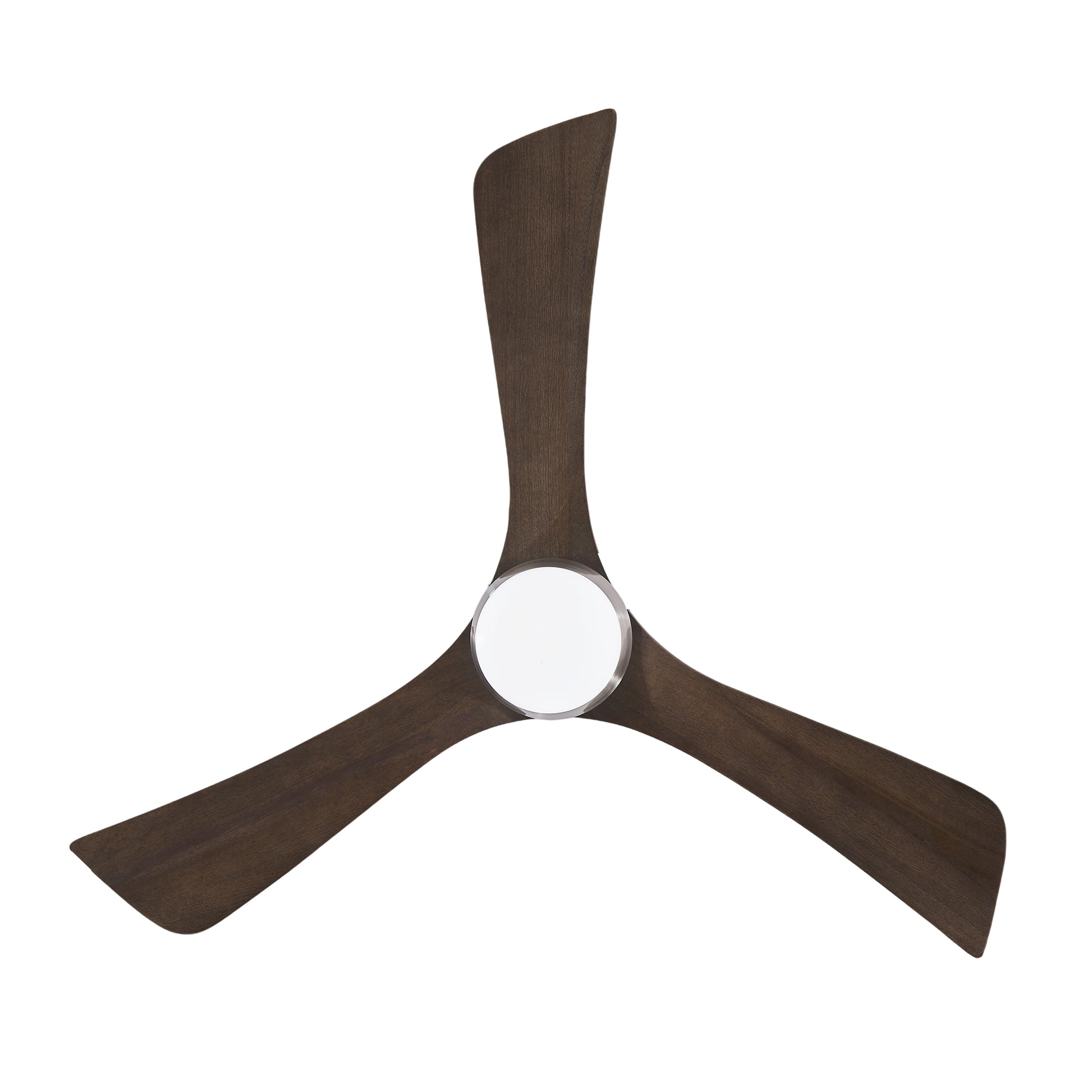 42" Nickel Solid Wood Ceiling Fan with Remote - view 20