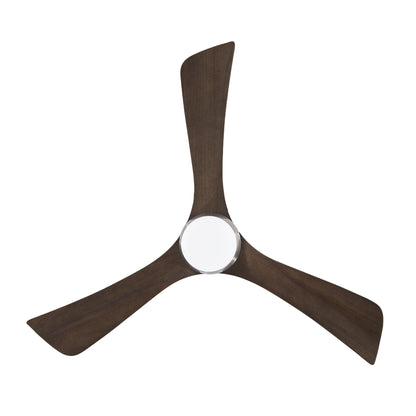 42" Nickel Solid Wood Ceiling Fan with Remote - view 21