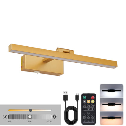 16" Modern Gold Dimmable LED Vanity Light - view 8