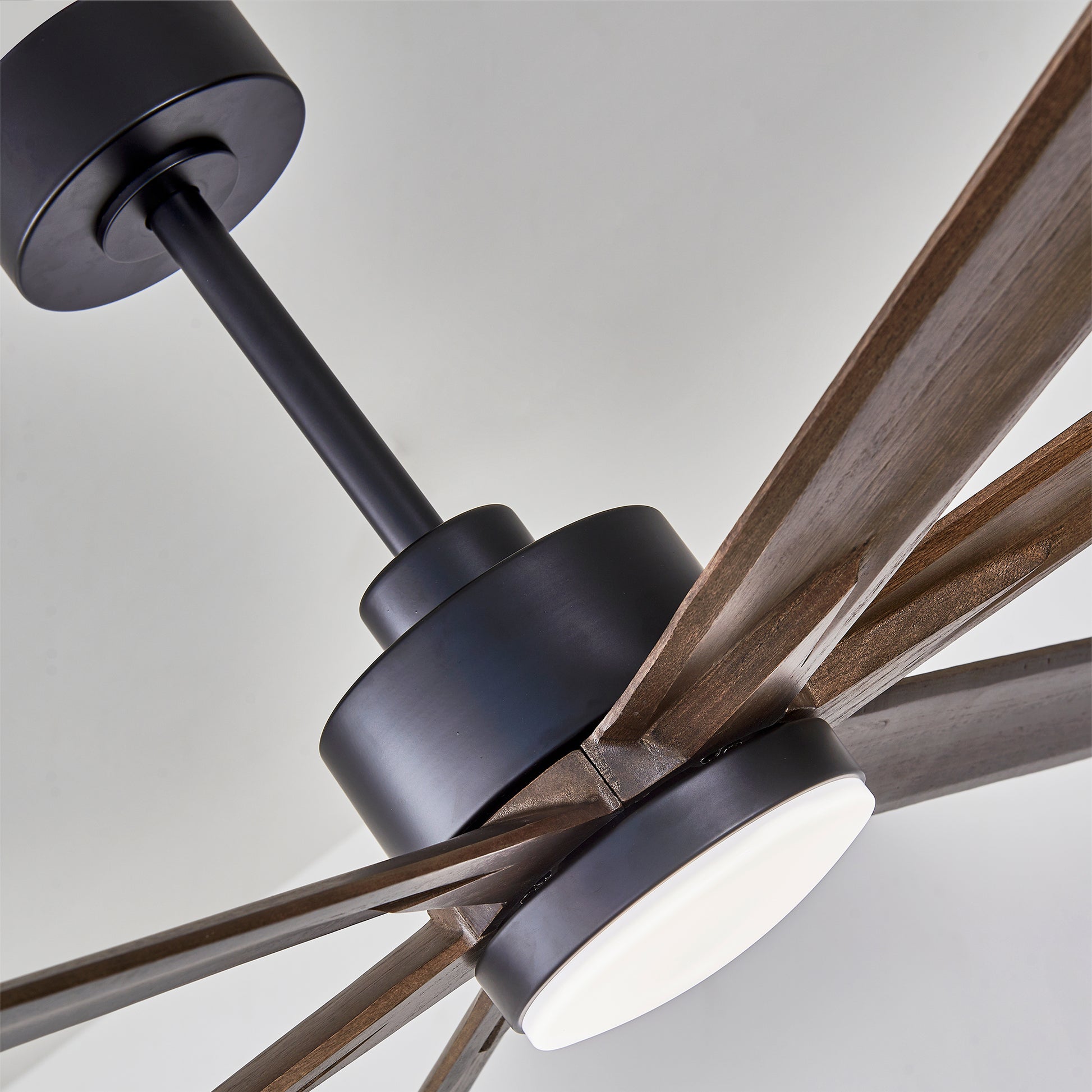 70" Matte Black Ceiling Fan with Light - view 23