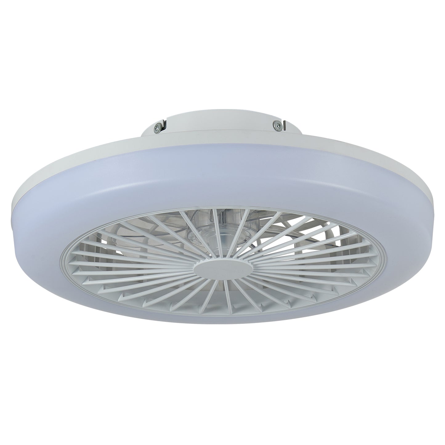 18" White Smart RGB Ceiling Fan with Remote - view 10
