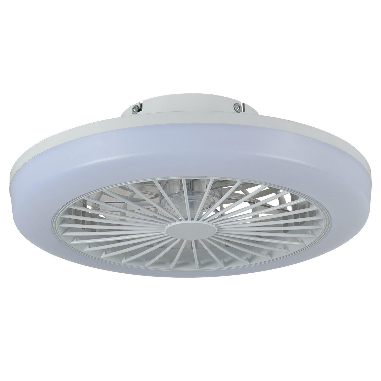 18" White Smart RGB Ceiling Fan with Remote - view 10