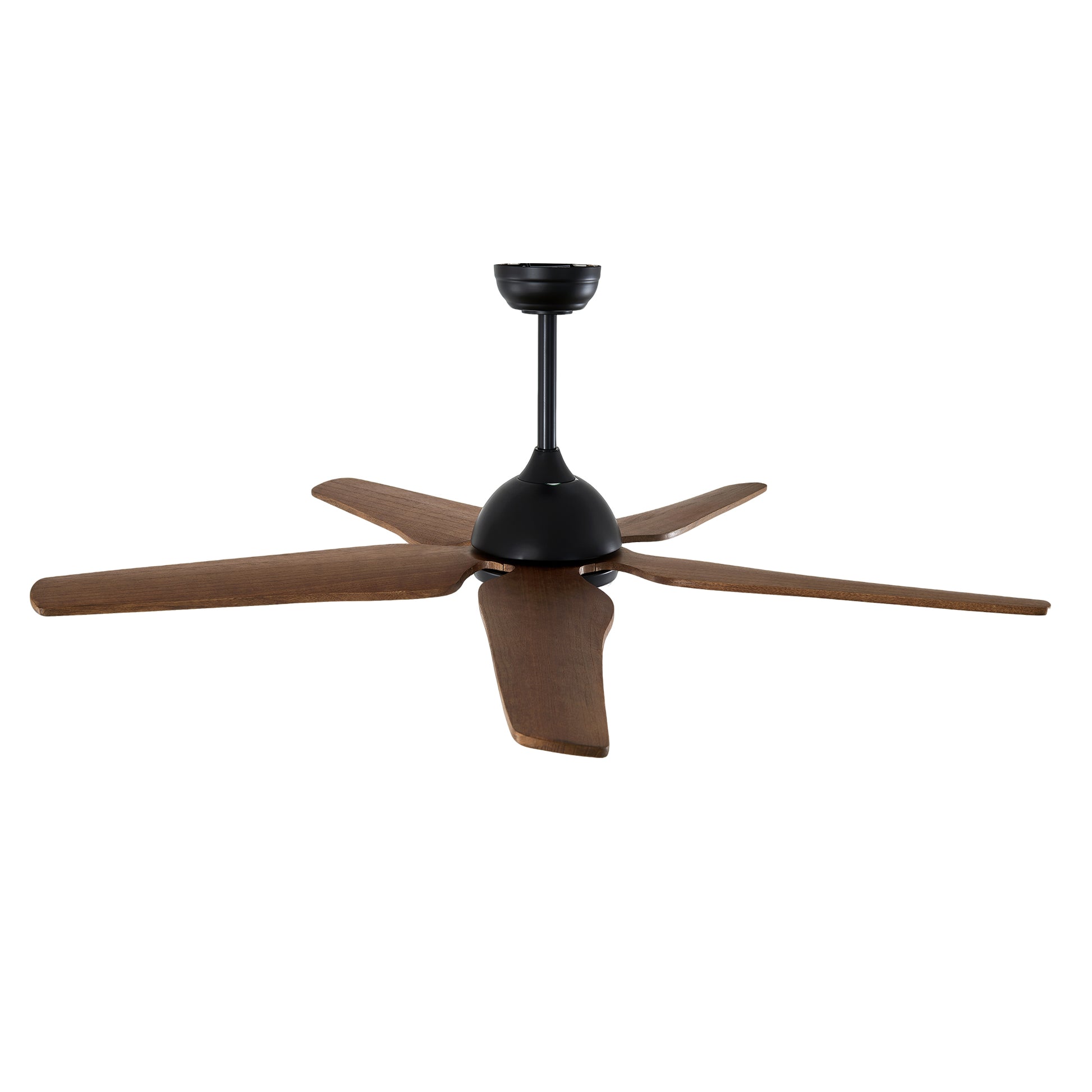 52" Black Brown Reversible Ceiling Fan with Light - view 17