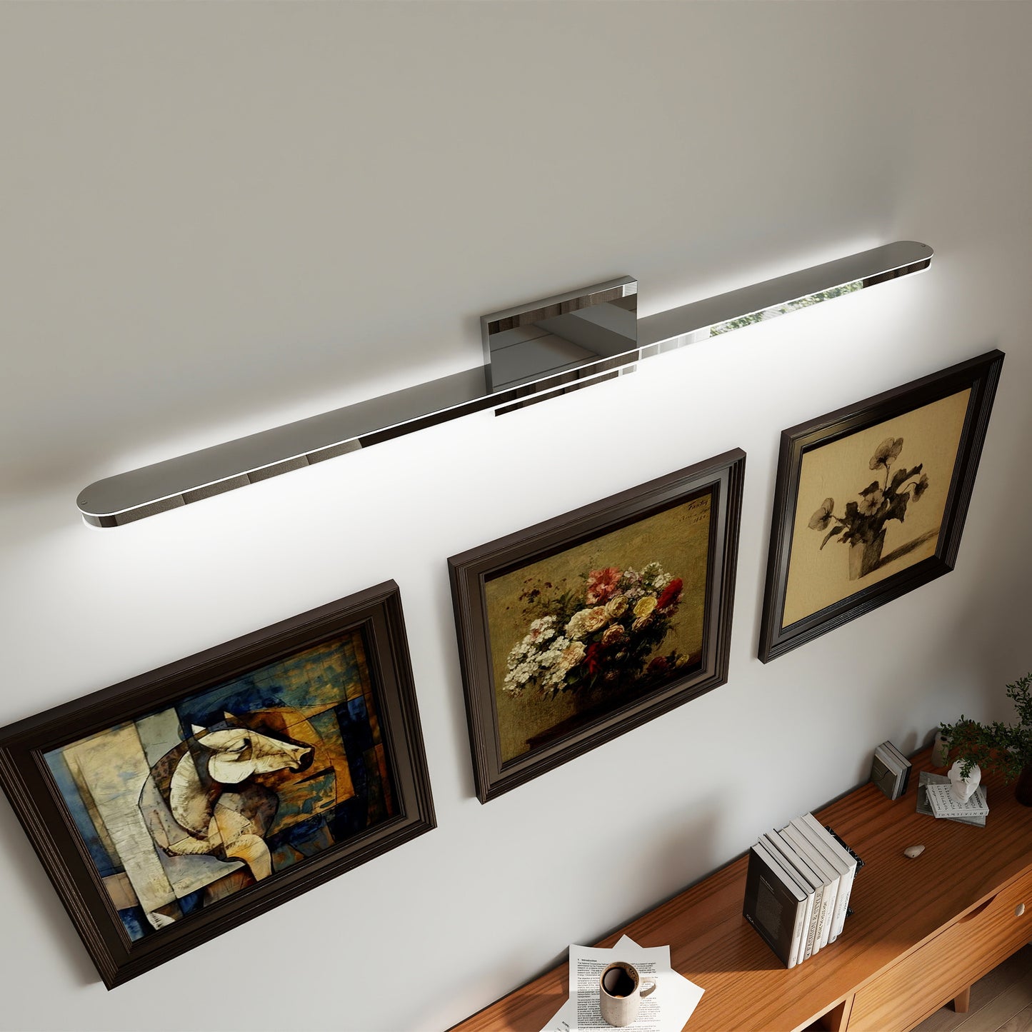 39" Modern Chrome LED Bathroom Vanity Light - view 2