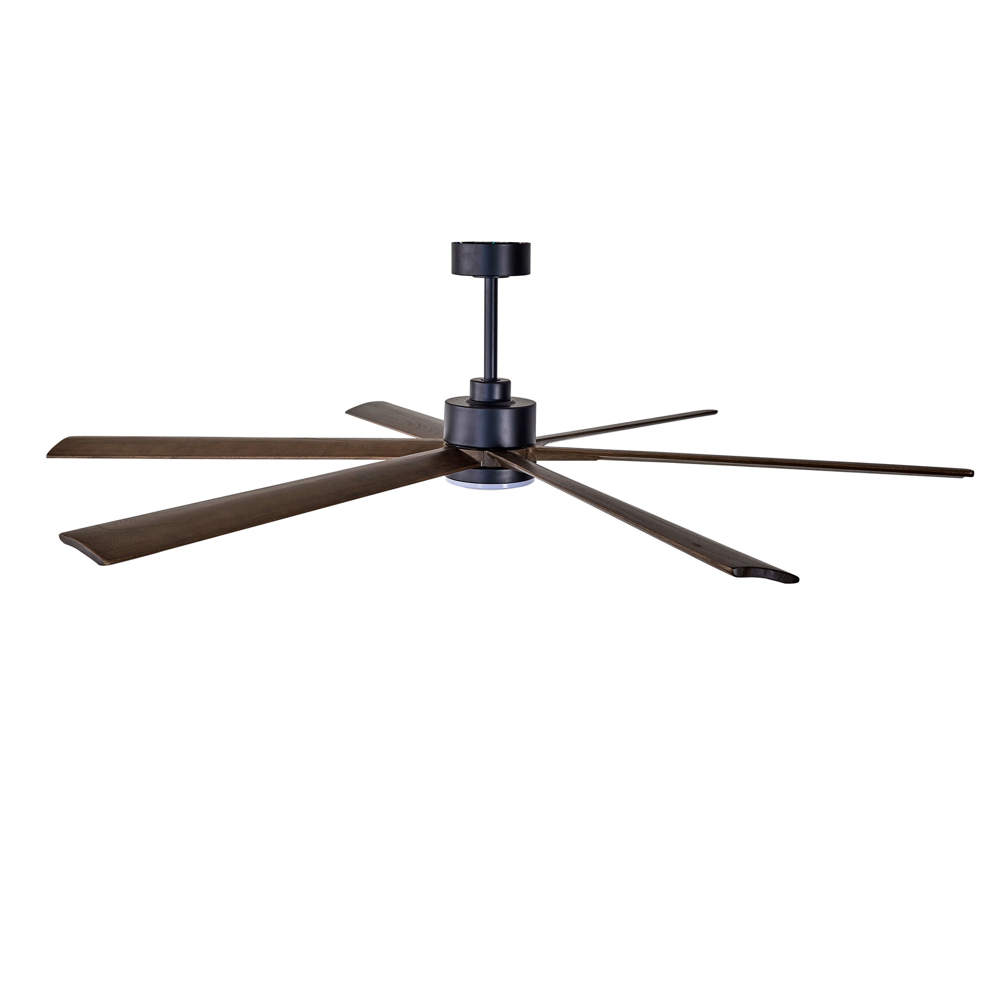 70" Matte Black Ceiling Fan with Light - view 16