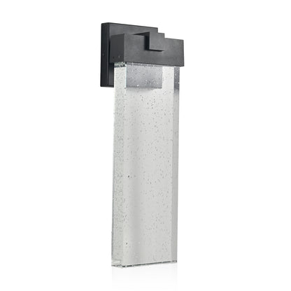 Black Bubble Crystal LED Outdoor Wall Light, 18"H - view 15