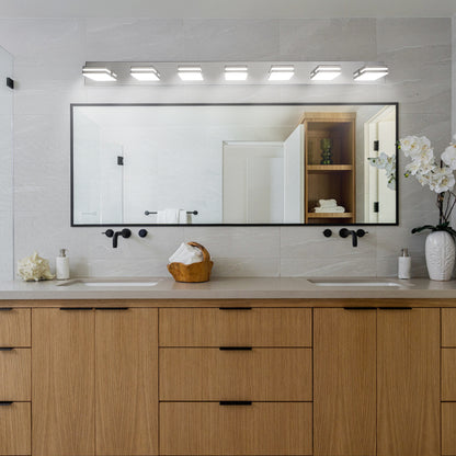 7-Light Chrome Minimalist LED Vanity Light - view 3