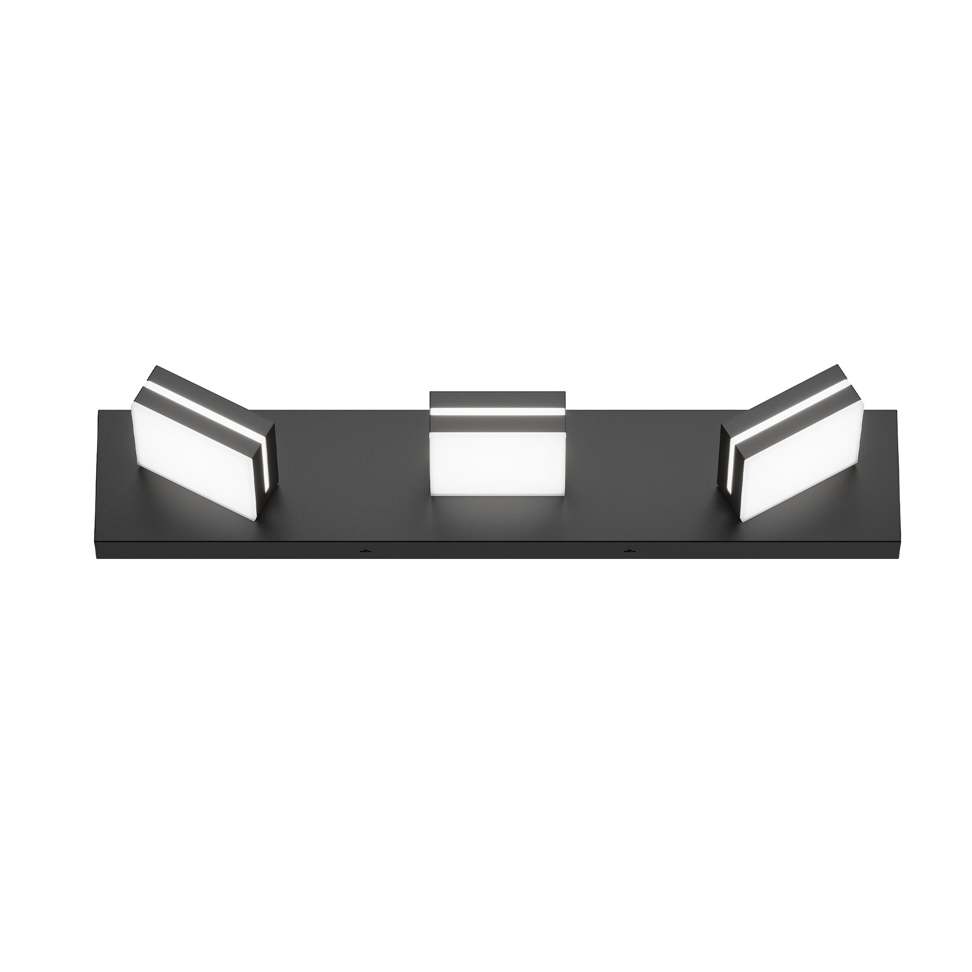 3-Light Black Minimalist LED Vanity Light - view 9
