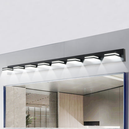 8-Light Black LED Bathroom Vanity Light - view 3