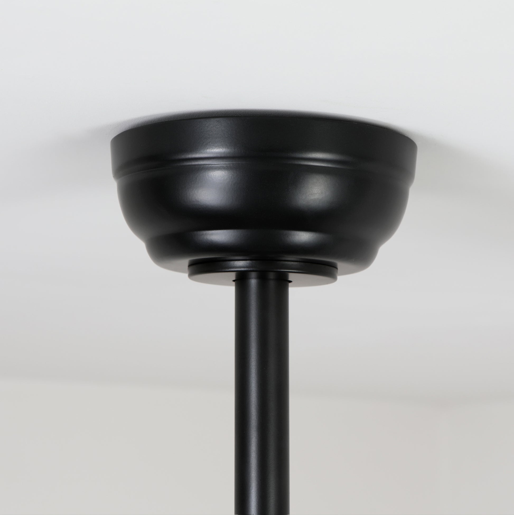 52" Matte Black 3-Blade Ceiling Fan with Light - view 22