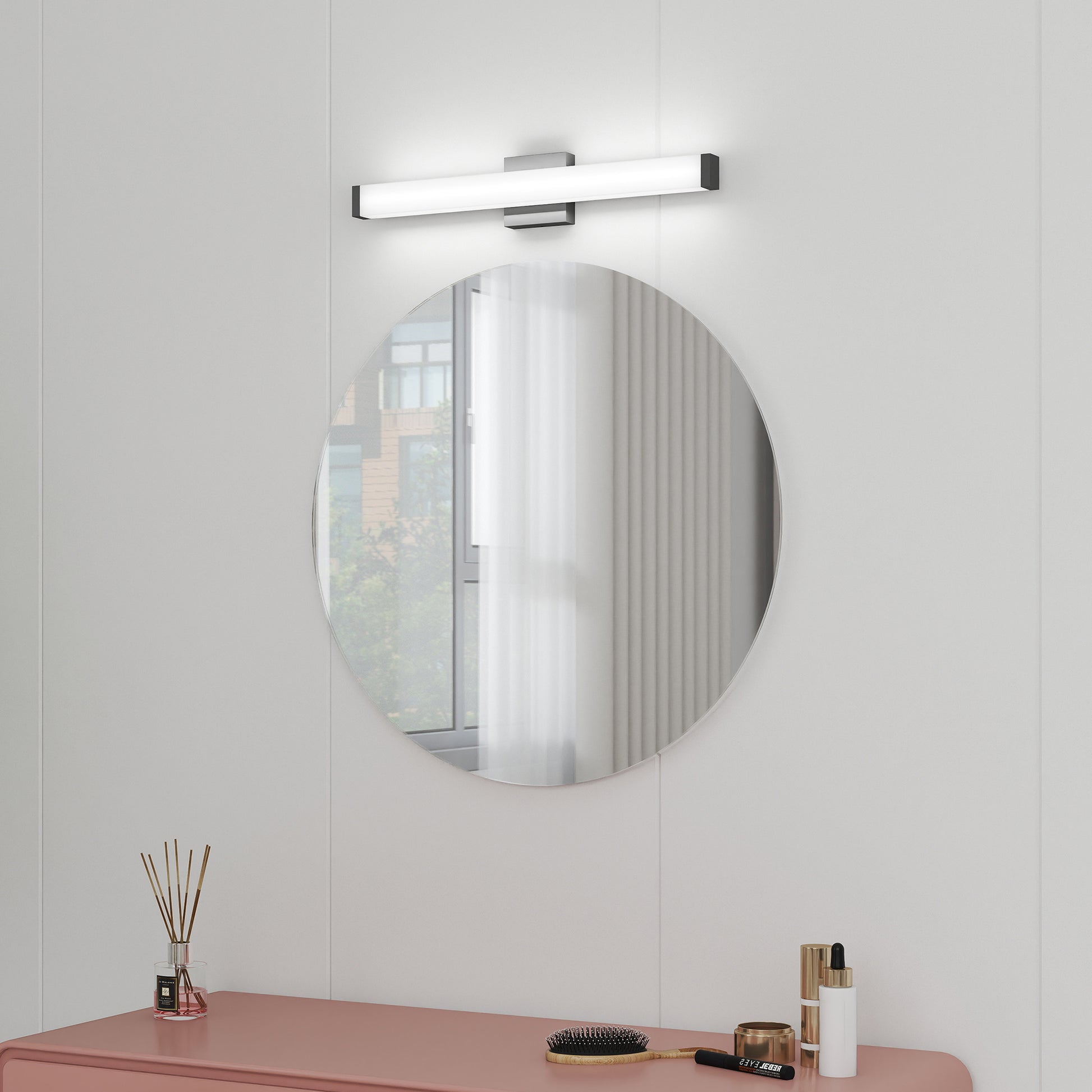 25" Black LED Bathroom Vanity Light - view 3