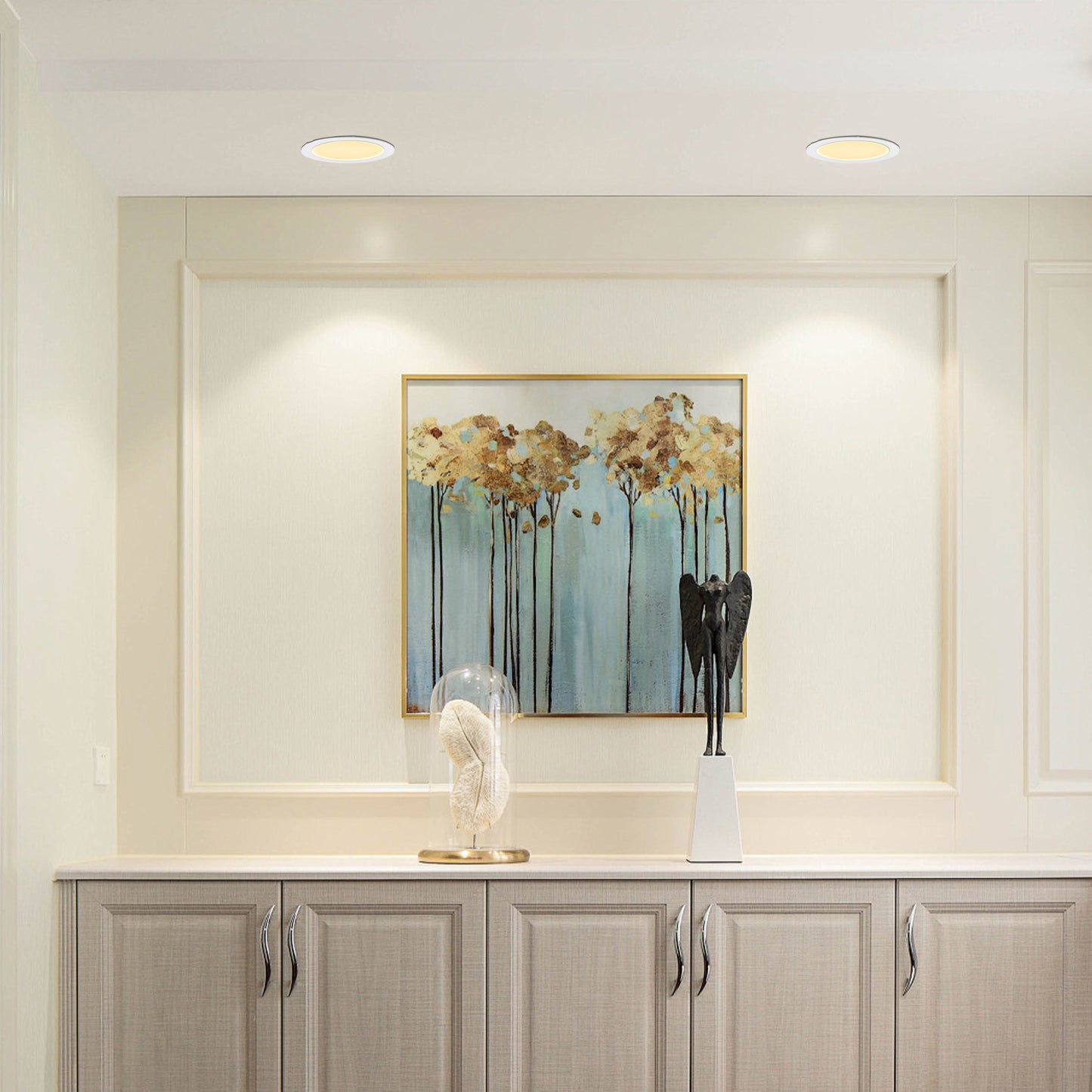 6" White Dimmable LED Recessed Light, 12-Pack - view 2