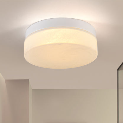 12" White Round LED Flush Mount Ceiling Light