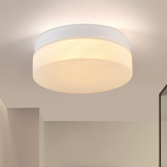 12" White Round LED Flush Mount Ceiling Light