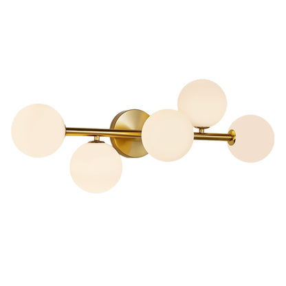 Gold 5-Light Ceiling Light