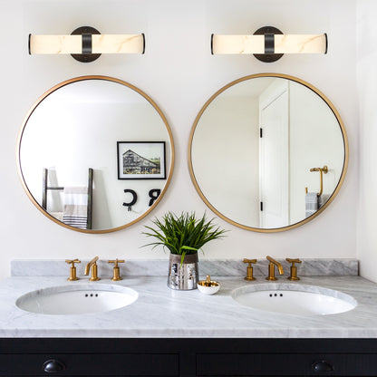 Marble Texture Wall Light with Black Frame, Set of 2 - view 9
