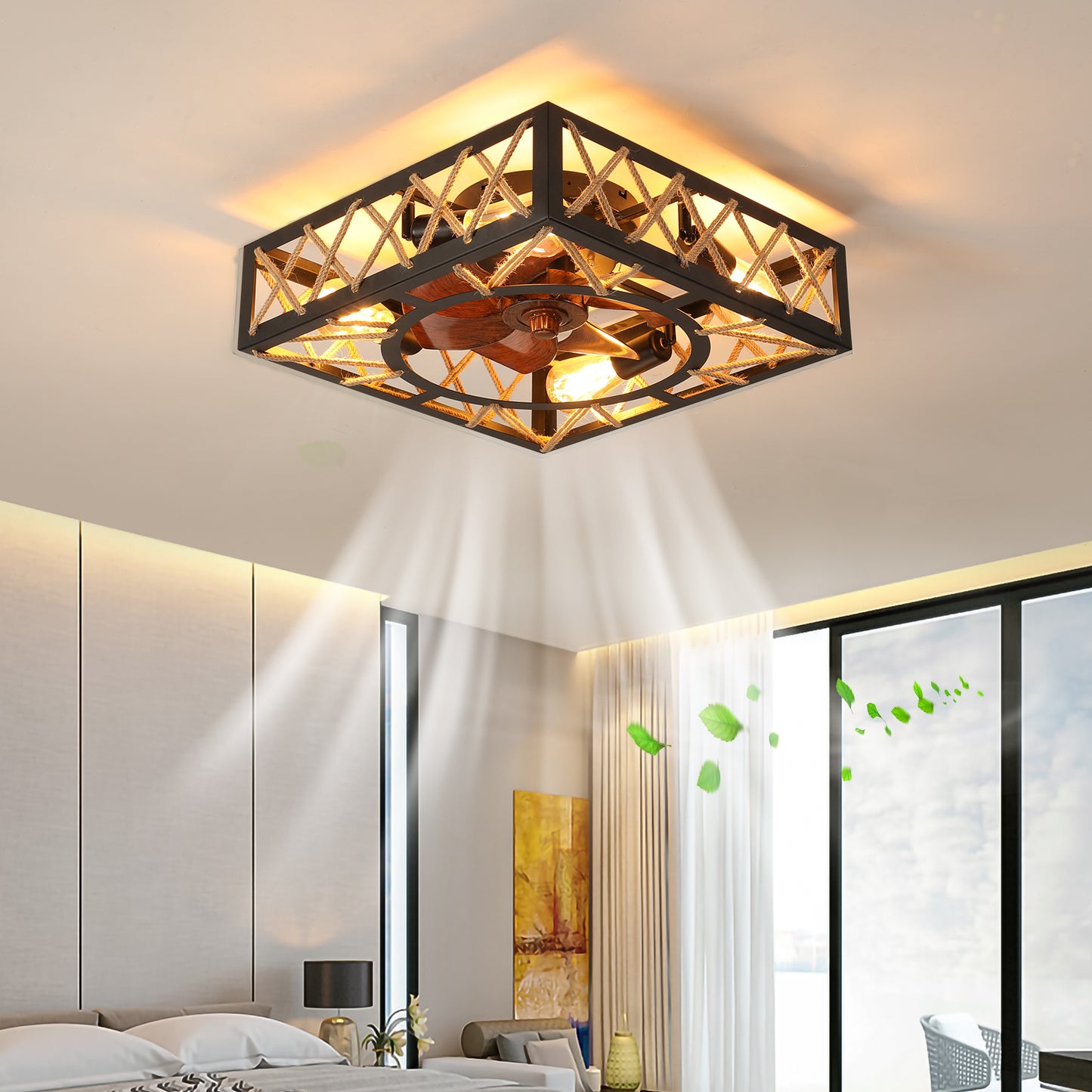 Caged Caged Ceiling Fan
