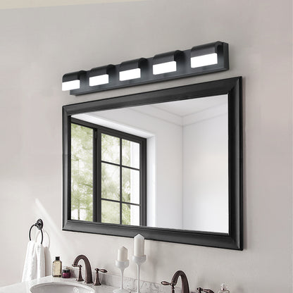 5-Light Modern Black LED Vanity Light - view 2