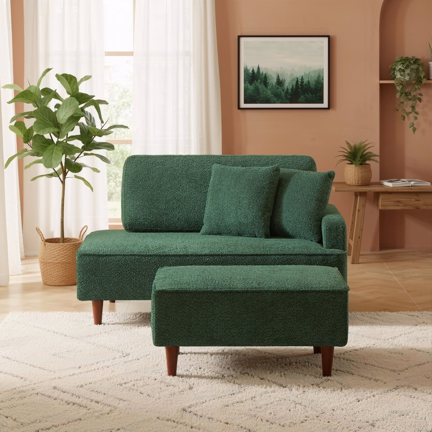 Green Chaise Lounge
