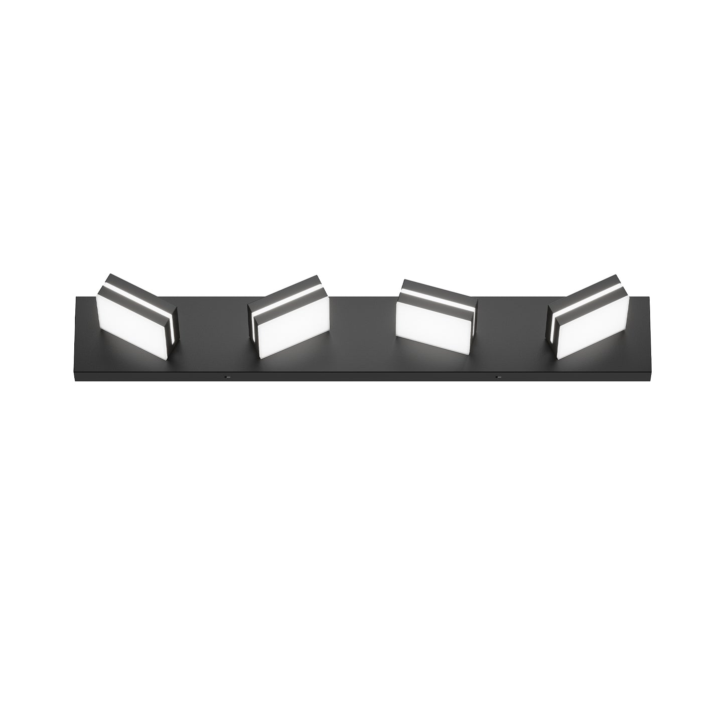 4-Light Black Minimalist LED Vanity Light - view 8