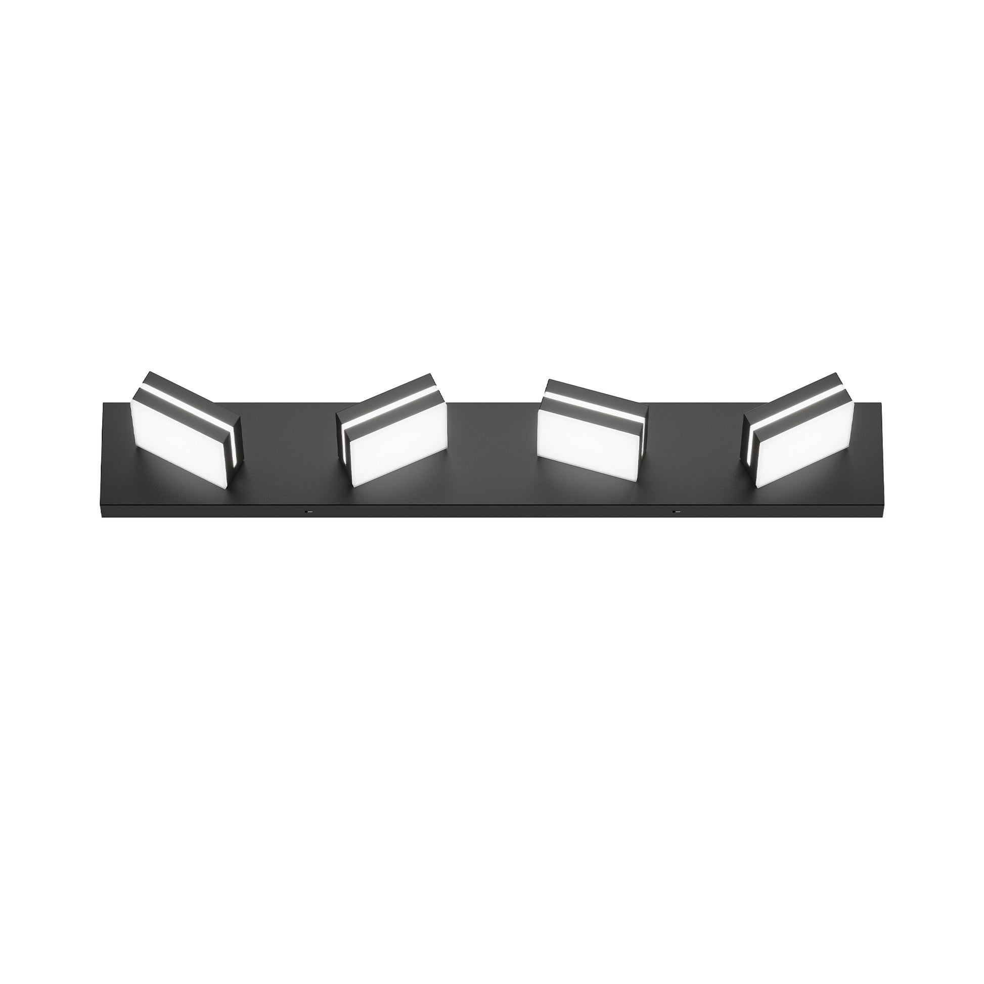 4-Light Black Minimalist LED Vanity Light - view 8
